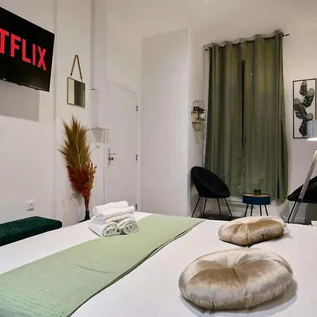 Ferienwohnung Ng Prestige - Miln 1 - Balneo - Wifi & Netflix Roubaix Exterior foto